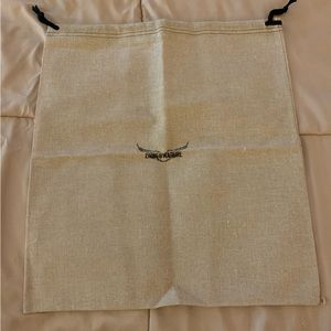 NEW Zadig & Voltaire Medium Size Canvas Dust Bag